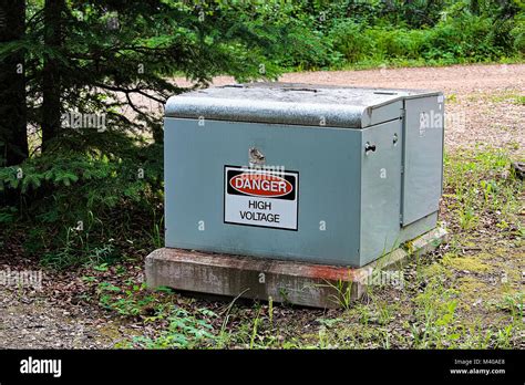 high voltage transformer box